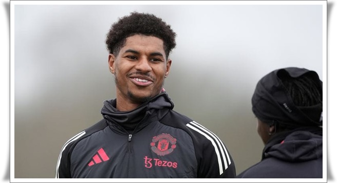 Rashford in Training